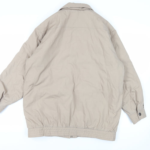 Eleganzé Womens Beige Jacket Size M Zip