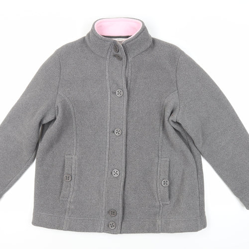 Marks and Spencer Womens Grey Jacket Size 18 Button