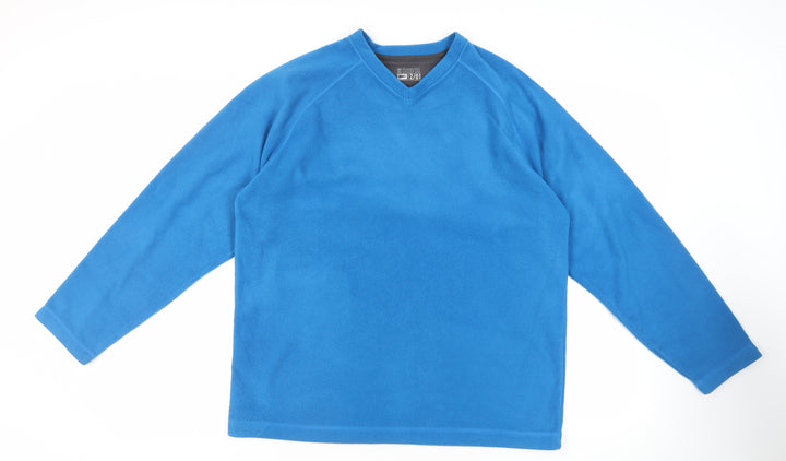 Blue Harbour Mens Blue Polyester Pullover Sweatshirt Size L