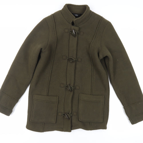 Marks and Spencer Womens Green Jacket Size 8 Zip