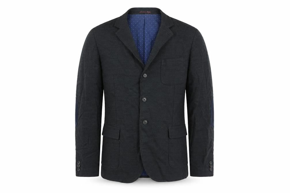 Next Mens Black Cotton Jacket Suit Jacket Size 44 Regular