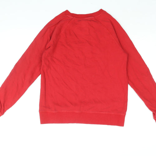 Crew Clothing Company Womens Red Cotton Pullover Sweatshirt Size 8 Pullover - Anchor