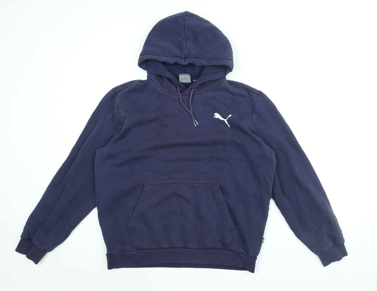 PUMA Womens Purple Cotton Pullover Hoodie Size M Pullover