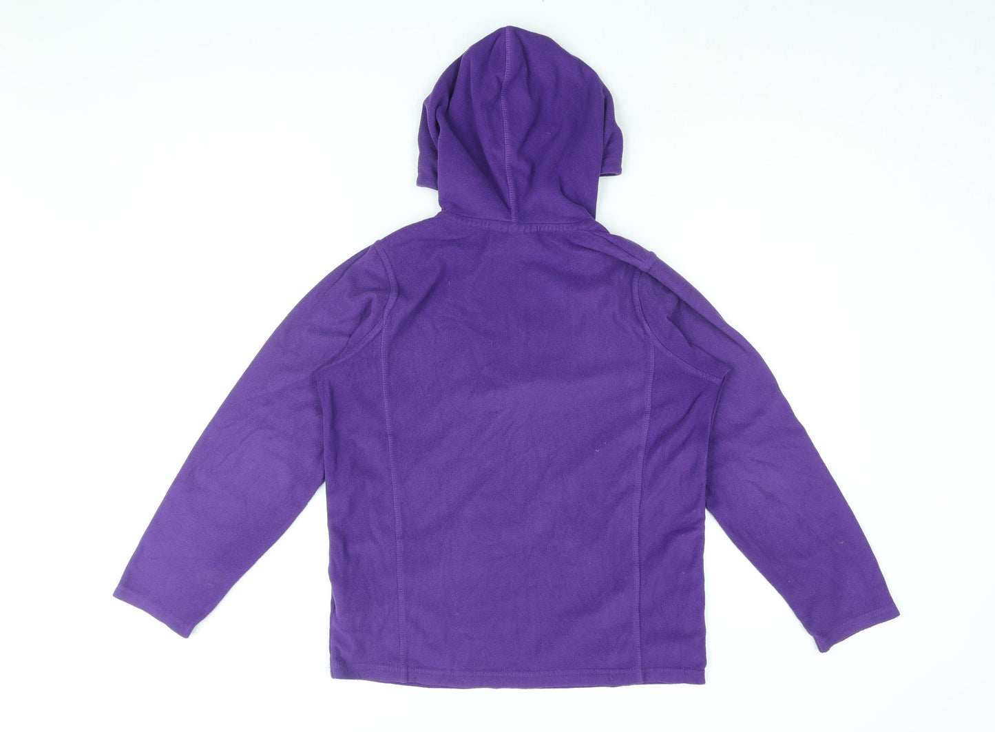 Mountain Warehouse Girls Purple Polyester Pullover Hoodie Size 13 Years Zip