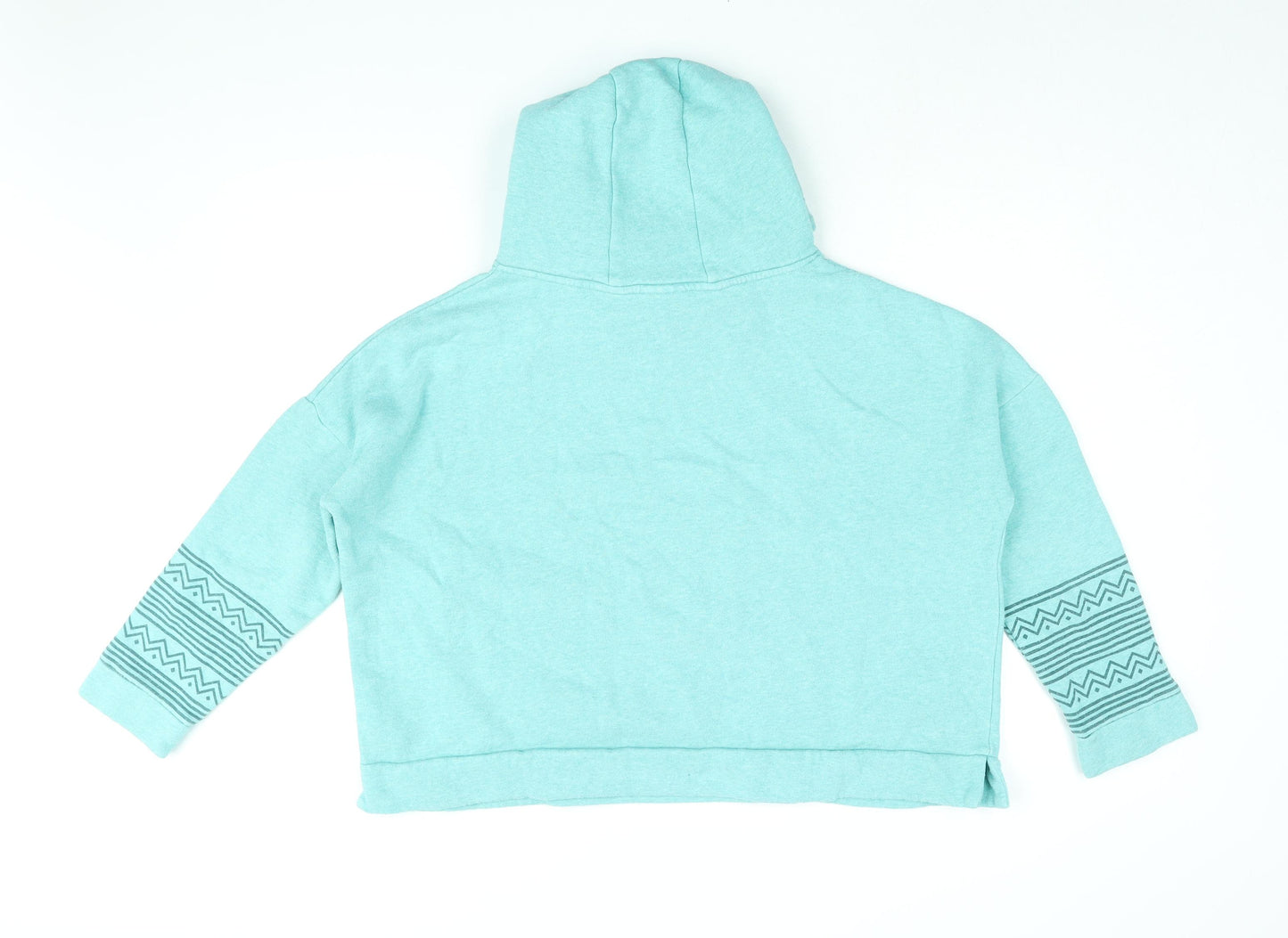 Passenger Womens Blue Cotton Pullover Hoodie Size M Pullover