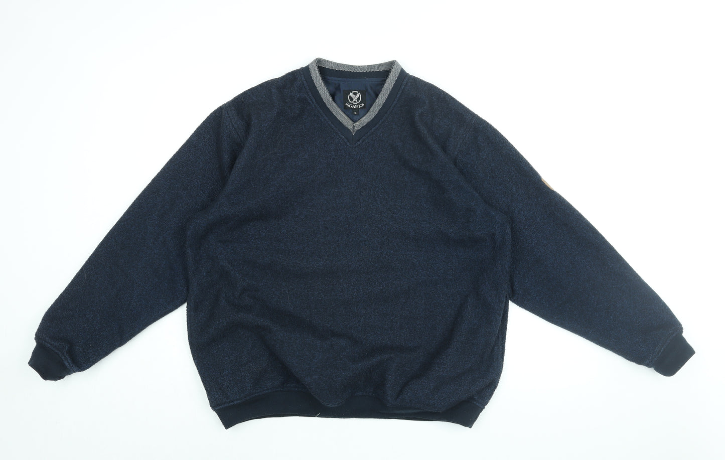 Paganica Mens Blue Polyester Pullover Sweatshirt Size M