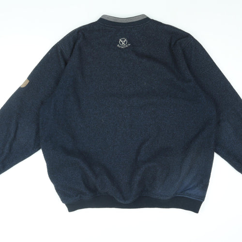 Paganica Mens Blue Polyester Pullover Sweatshirt Size M