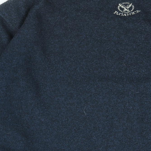 Paganica Mens Blue Polyester Pullover Sweatshirt Size M