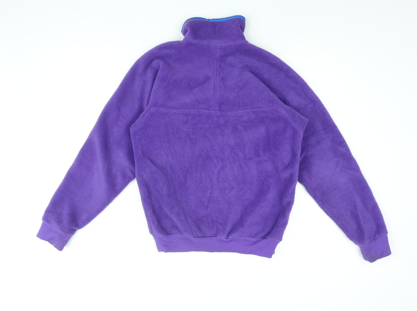 Patagonia Womens Purple Polyester Pullover Sweatshirt Size S Snap