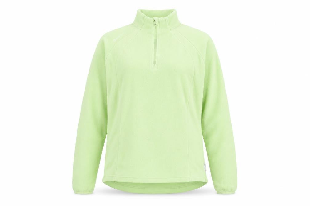Decathlon Womens Green Polyester Pullover Sweatshirt Size M Zip