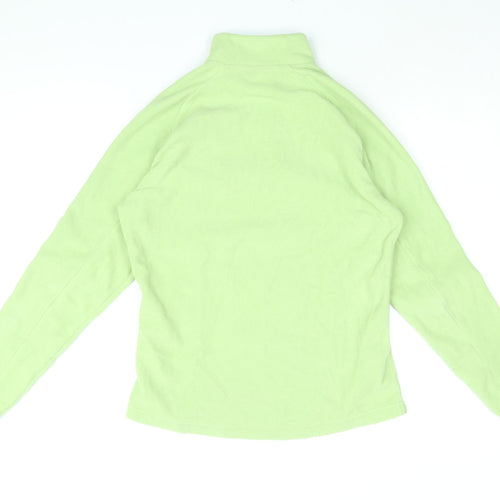 DECATHLON Womens Green Polyester Pullover Sweatshirt Size M Zip