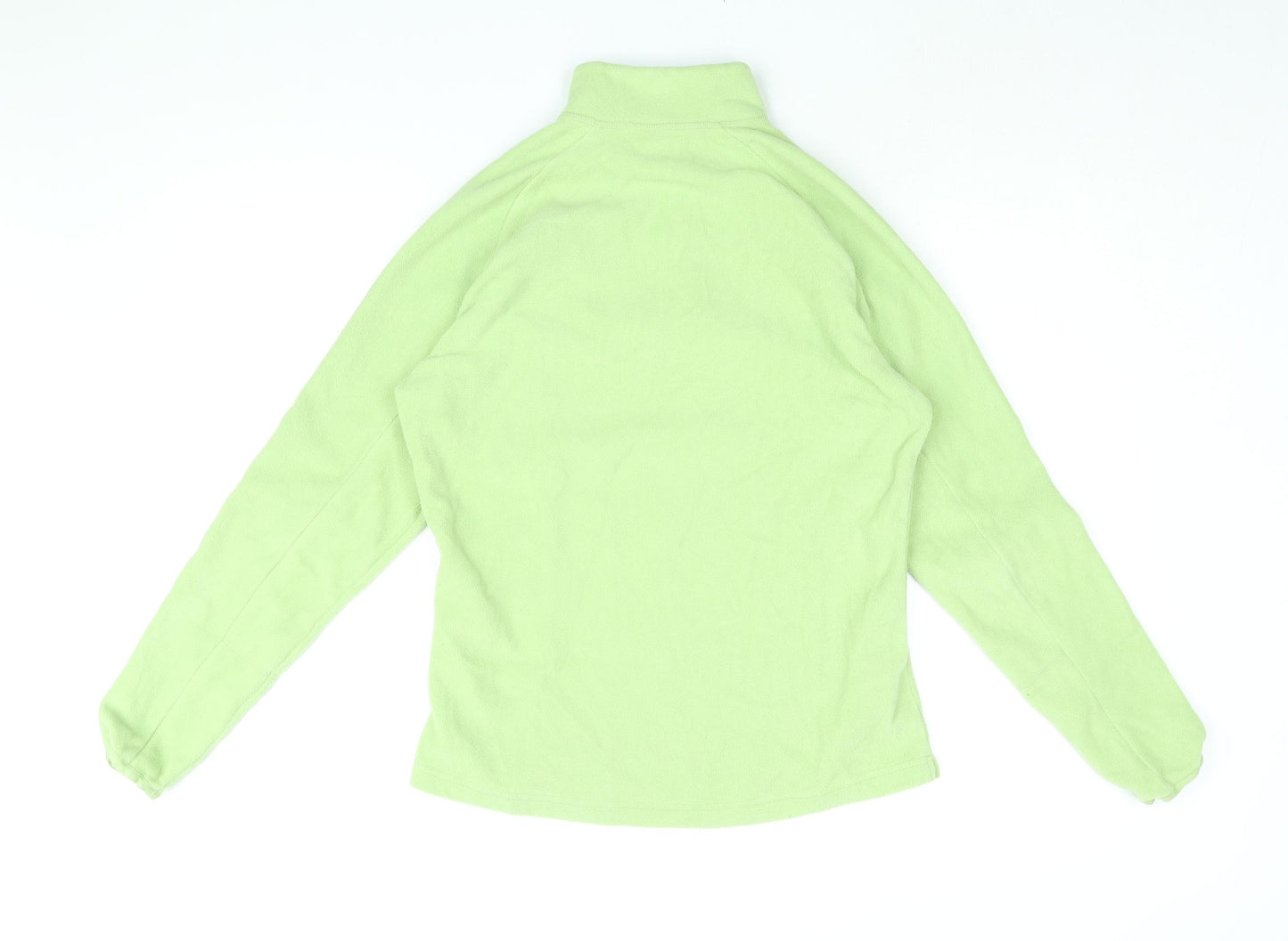 DECATHLON Womens Green Polyester Pullover Sweatshirt Size M Zip