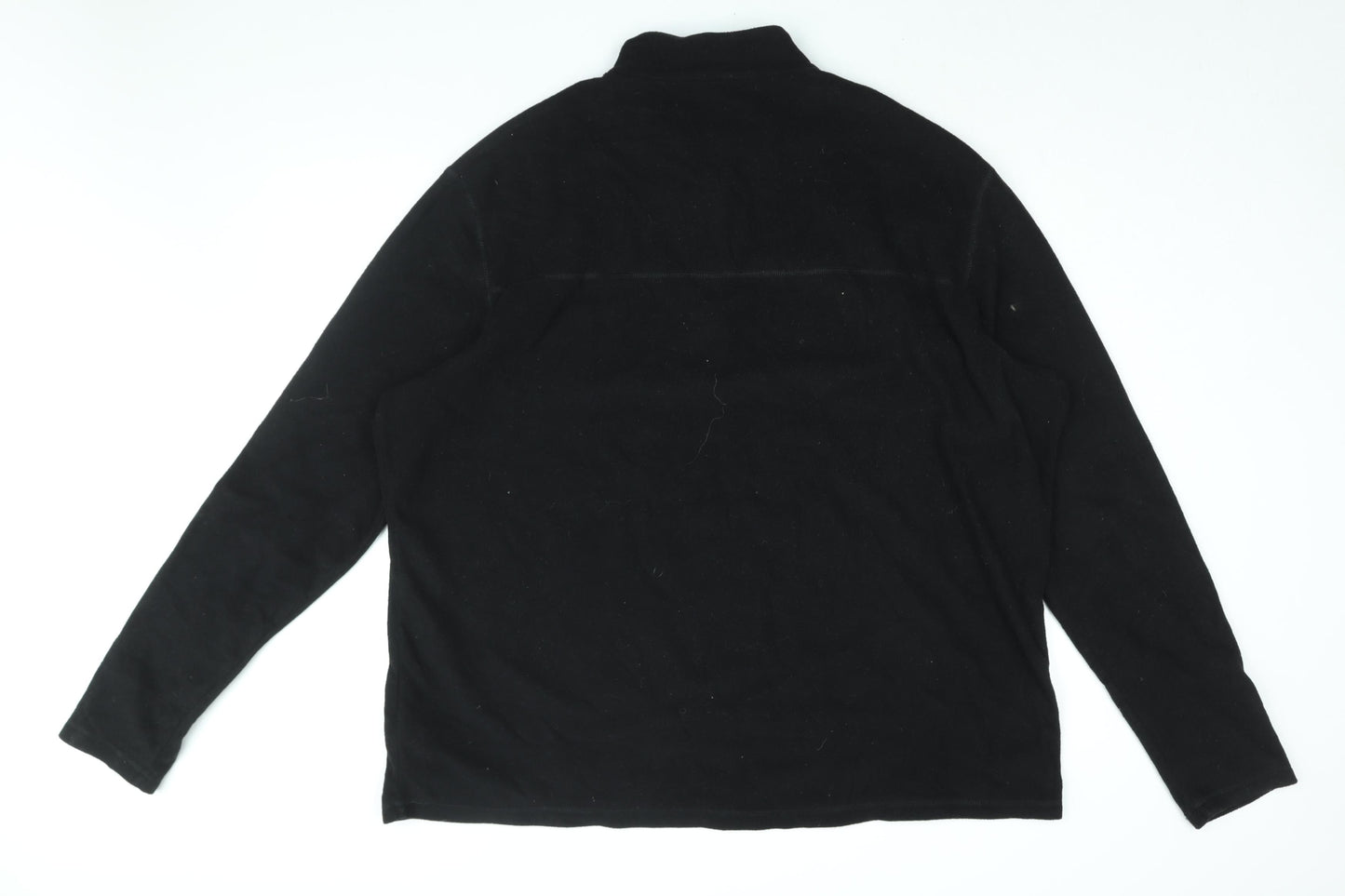 DECATHLON Mens Black Polyester Pullover Sweatshirt Size 4XL