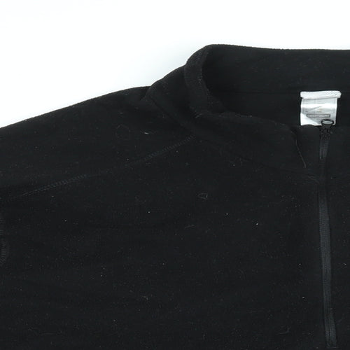 DECATHLON Mens Black Polyester Pullover Sweatshirt Size 4XL