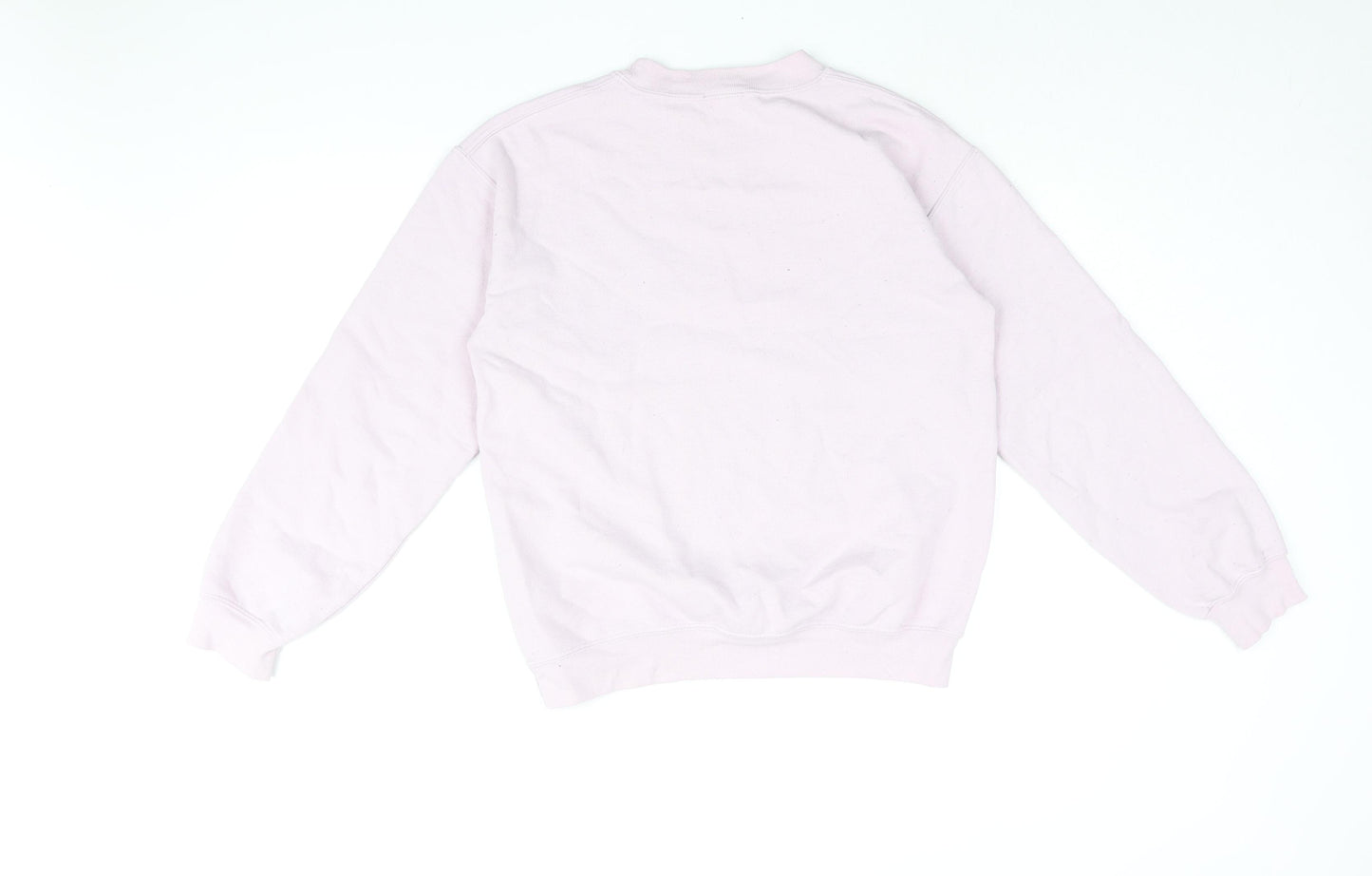 Supersuperficial Womens Pink Cotton Pullover Sweatshirt Size S Pullover - House Print