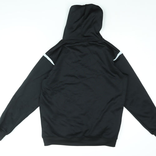 Pendle Mens Black Cotton Pullover Hoodie Size S