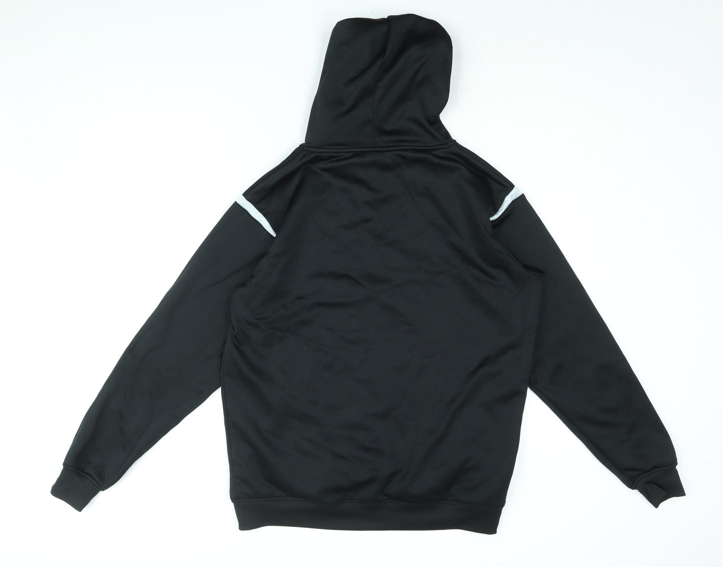 Pendle Mens Black Cotton Pullover Hoodie Size S