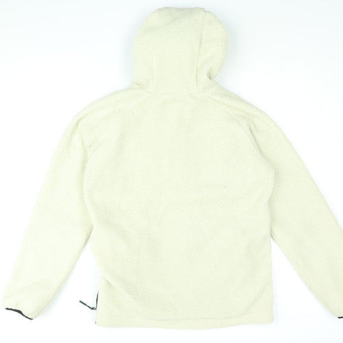 Indicode Mens Ivory Polyamide Pullover Hoodie Size M