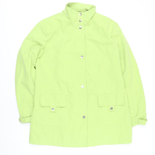 Klassik Womens Green Gilet Coat Size 16 Snap