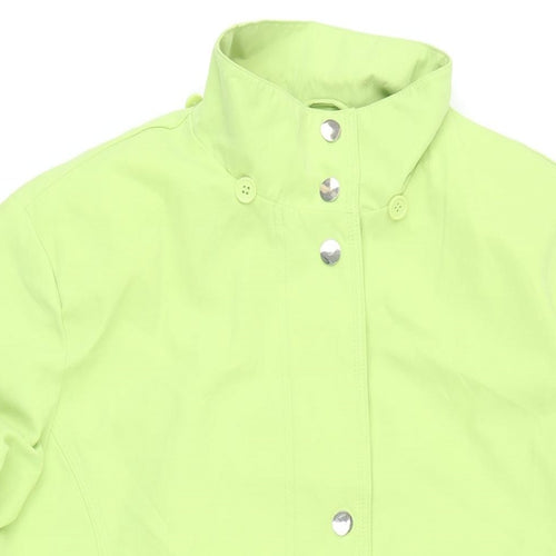Klassik Womens Green Gilet Coat Size 16 Snap