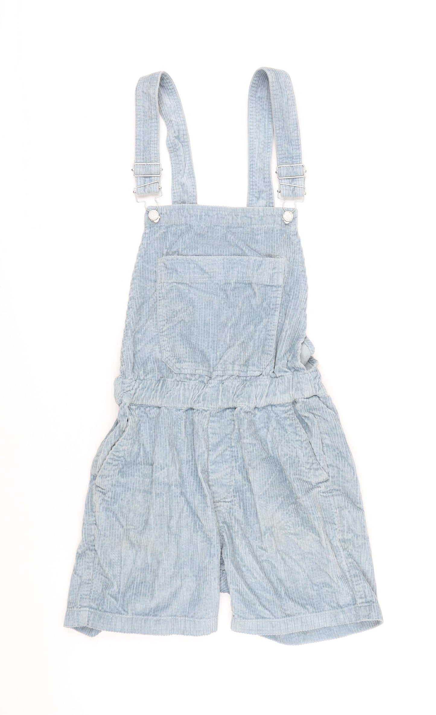 ASOS Womens Blue 100% Cotton Dungaree One-Piece Size XS - Shorts