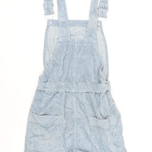 ASOS Womens Blue 100% Cotton Dungaree One-Piece Size XS - Shorts