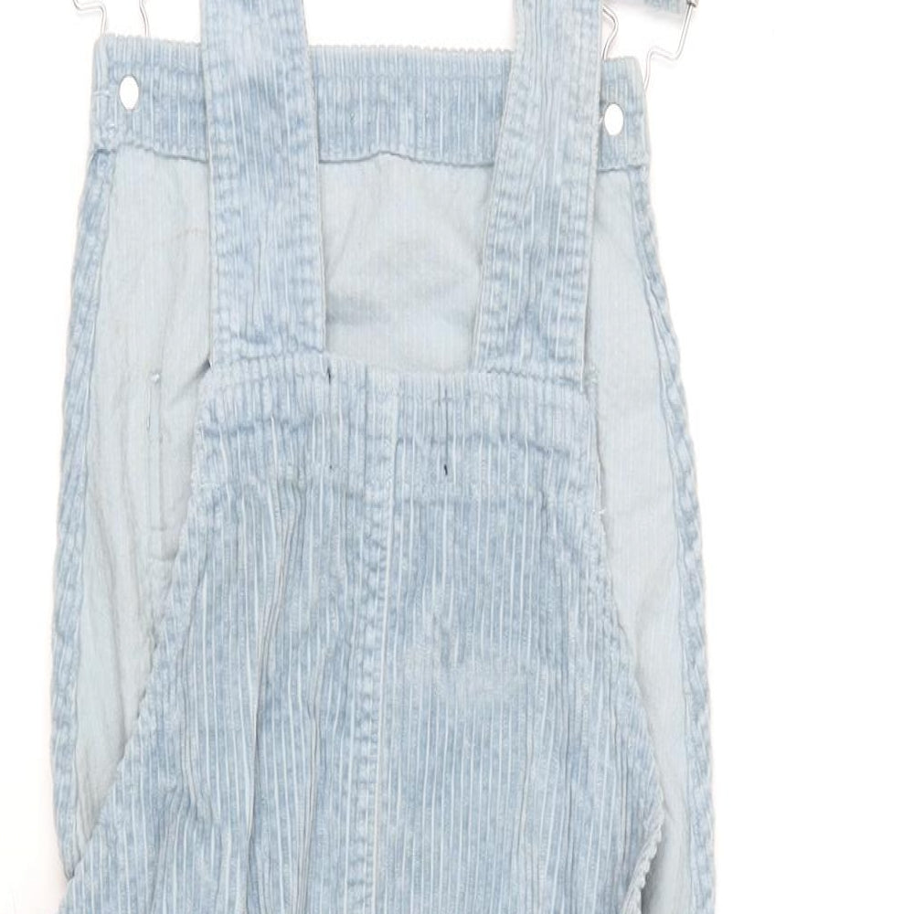 ASOS Womens Blue 100% Cotton Dungaree One-Piece Size XS - Shorts