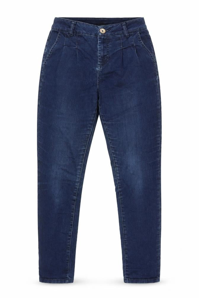 Topshop moto Womens Blue Cotton Tapered Jeans Size 26 in L28.5 in Regular Zip