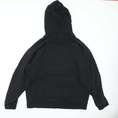 adidas Womens Black Cotton Pullover Hoodie Size 18 Pullover