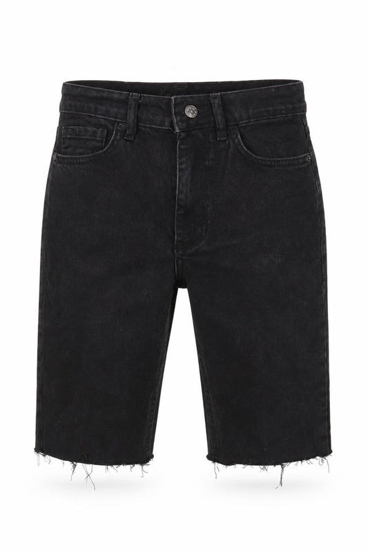 Tiffosi Mens Black Cotton Bermuda Shorts Size 28 in L12 in Regular Zip