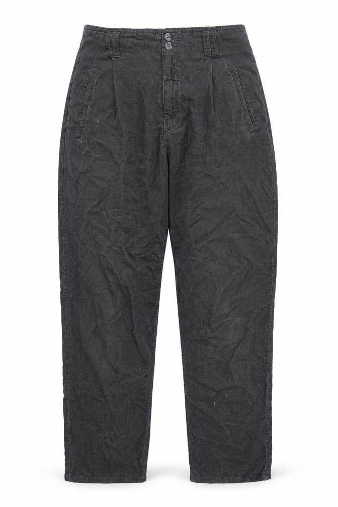 Gloria Vanderbilt Womens Grey Cotton Trousers Size 6 L30 in Regular Zip