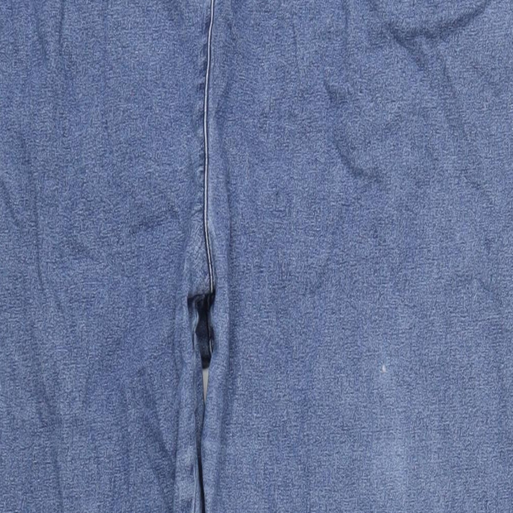 Cotton Traders Womens Blue Cotton Straight Jeans Size 24 L30 in Regular