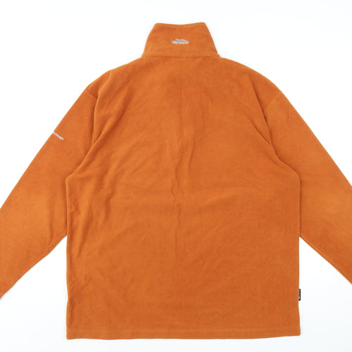 Trespass Mens Orange Polyester Pullover Sweatshirt Size M