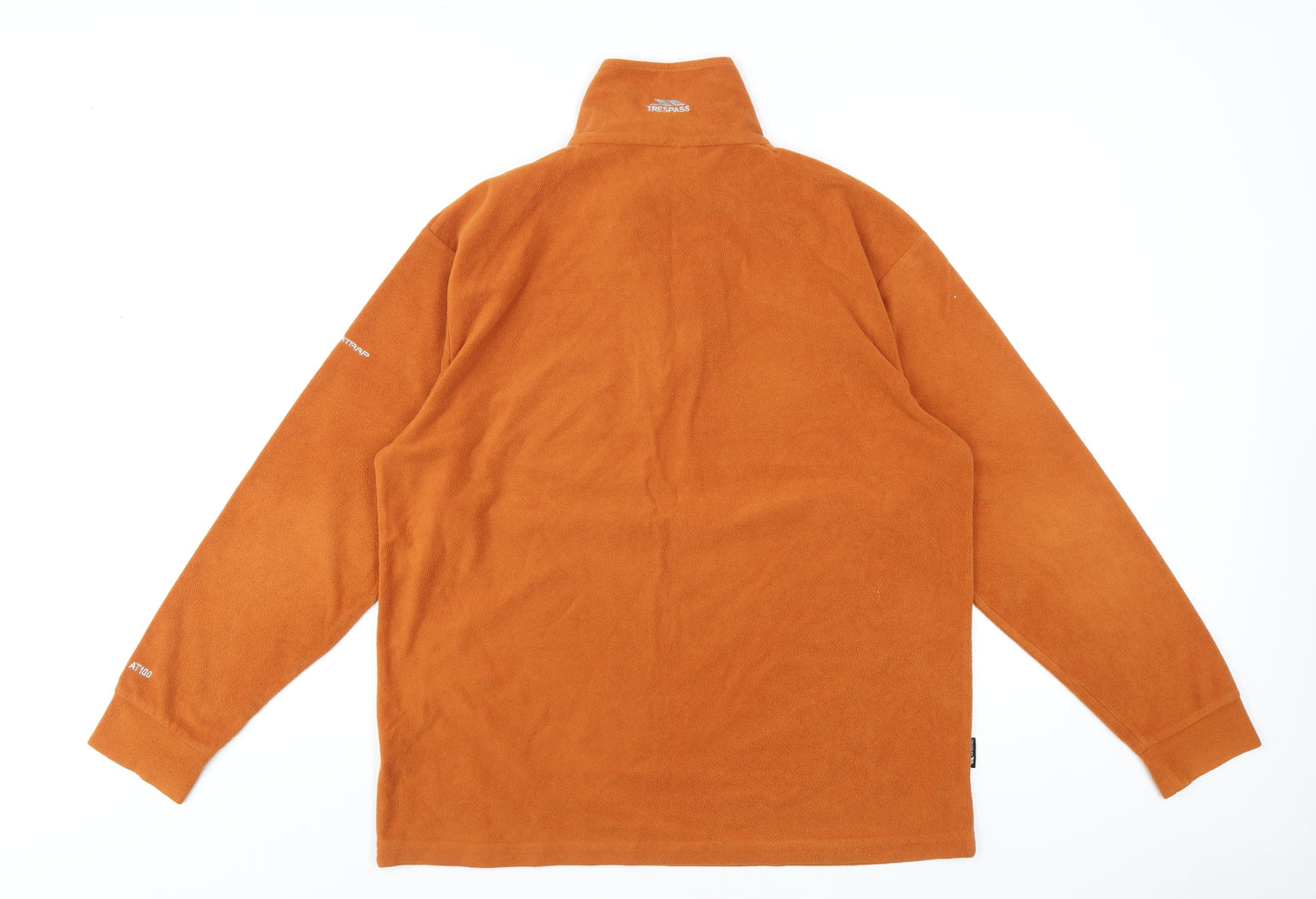 Trespass Mens Orange Polyester Pullover Sweatshirt Size M