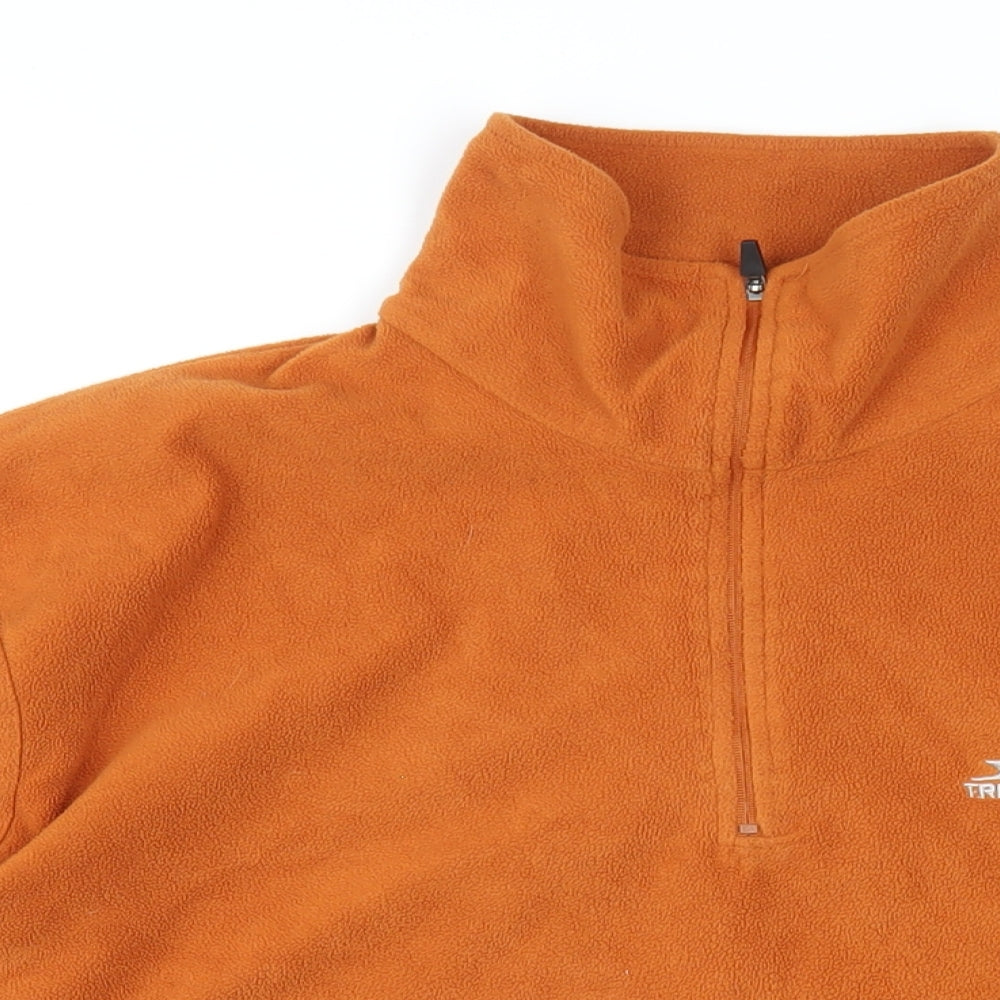 Trespass Mens Orange Polyester Pullover Sweatshirt Size M