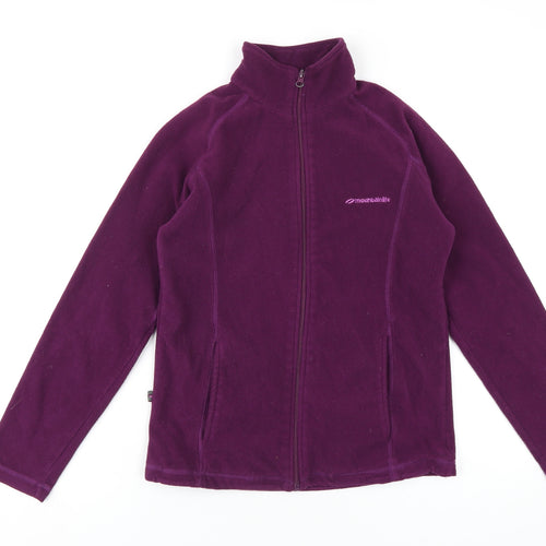 Mountain Life Womens Purple Jacket Size 8 Zip