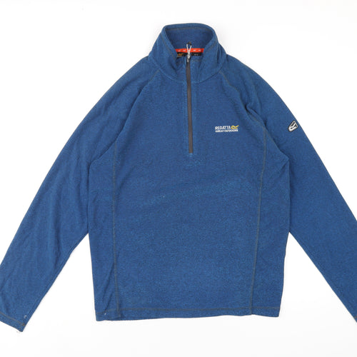 Regatta Mens Blue Polyester Pullover Sweatshirt Size M