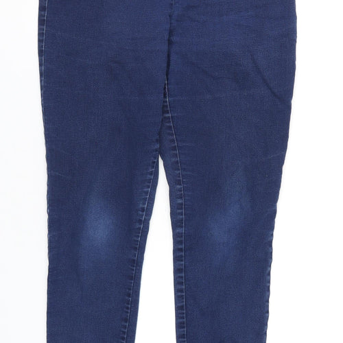 Phase Eight Womens Blue Cotton Jegging Jeans Size 34 in L30 in Regular Zip