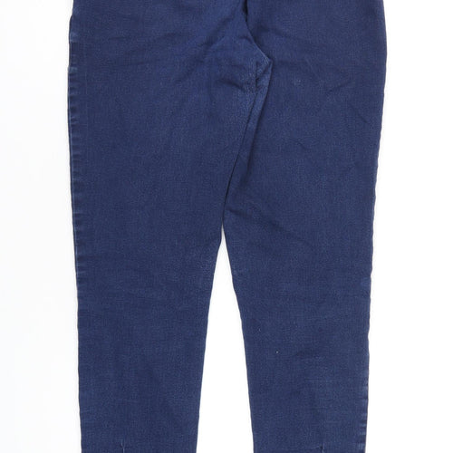 Phase Eight Womens Blue Cotton Jegging Jeans Size 34 in L30 in Regular Zip
