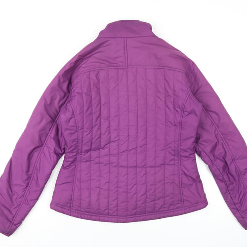 Marmot Womens Purple Puffer Jacket Coat Size S Zip