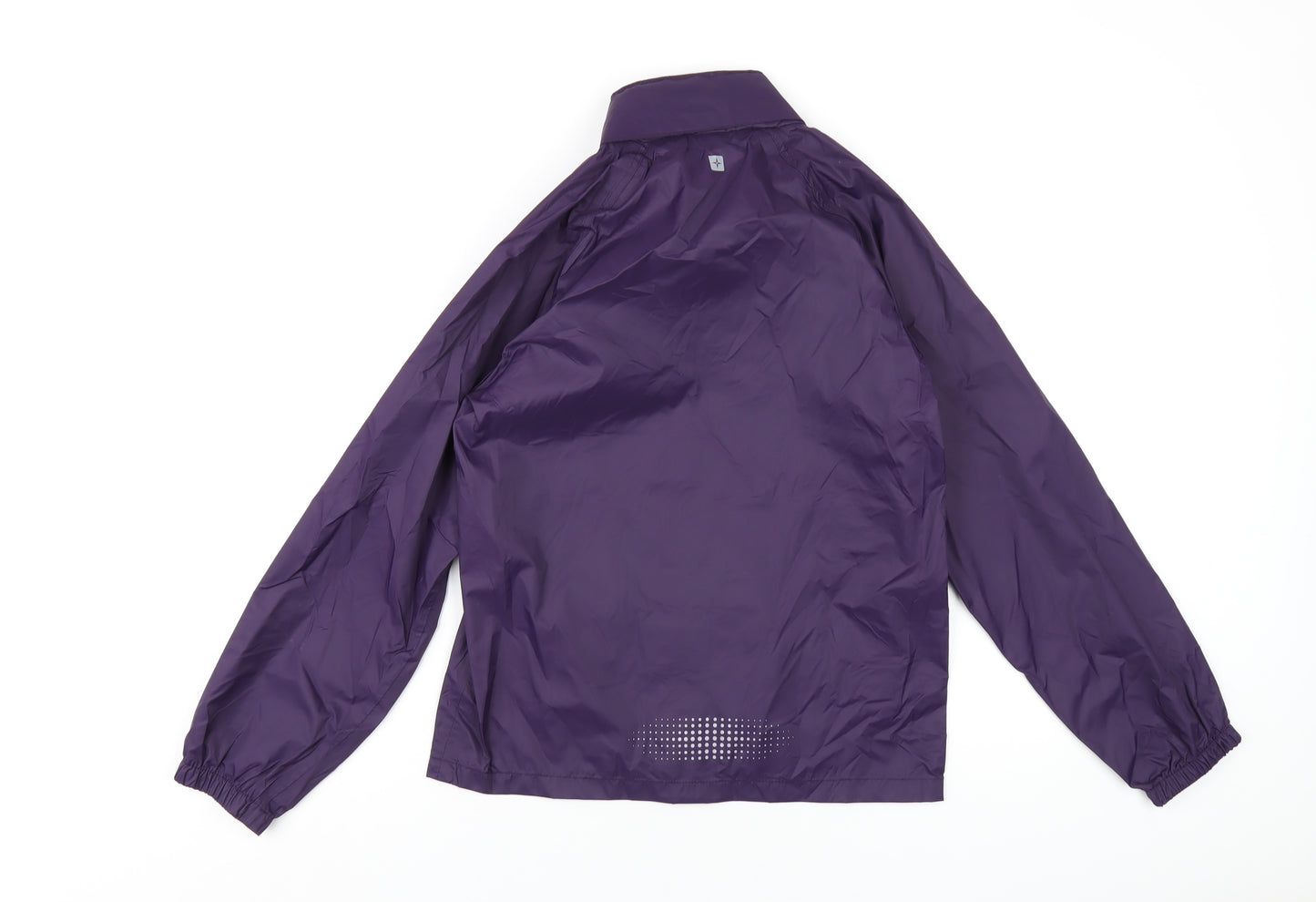 Mountain Warehouse Girls Purple Rain Coat Coat Size 11-12 Years Zip