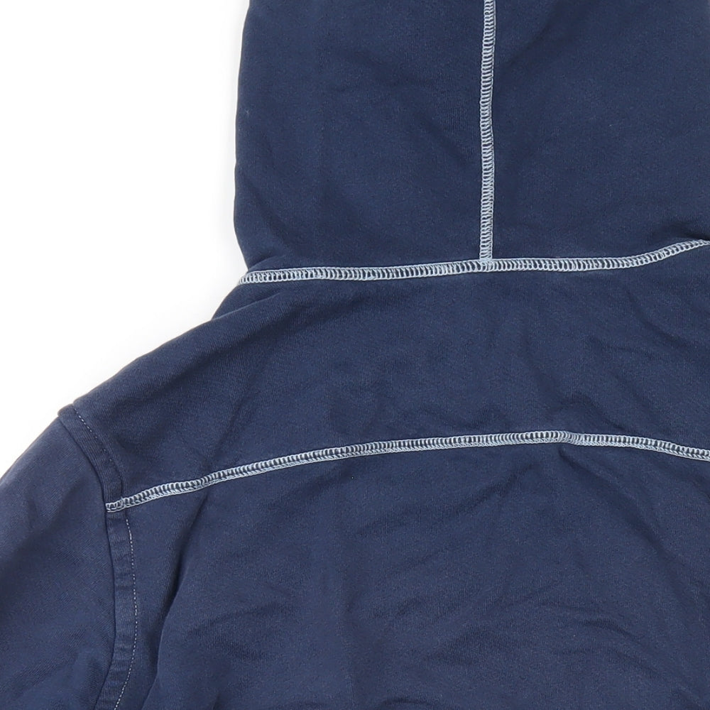 Tommy Bahama Mens Blue Cotton Full Zip Hoodie Size M