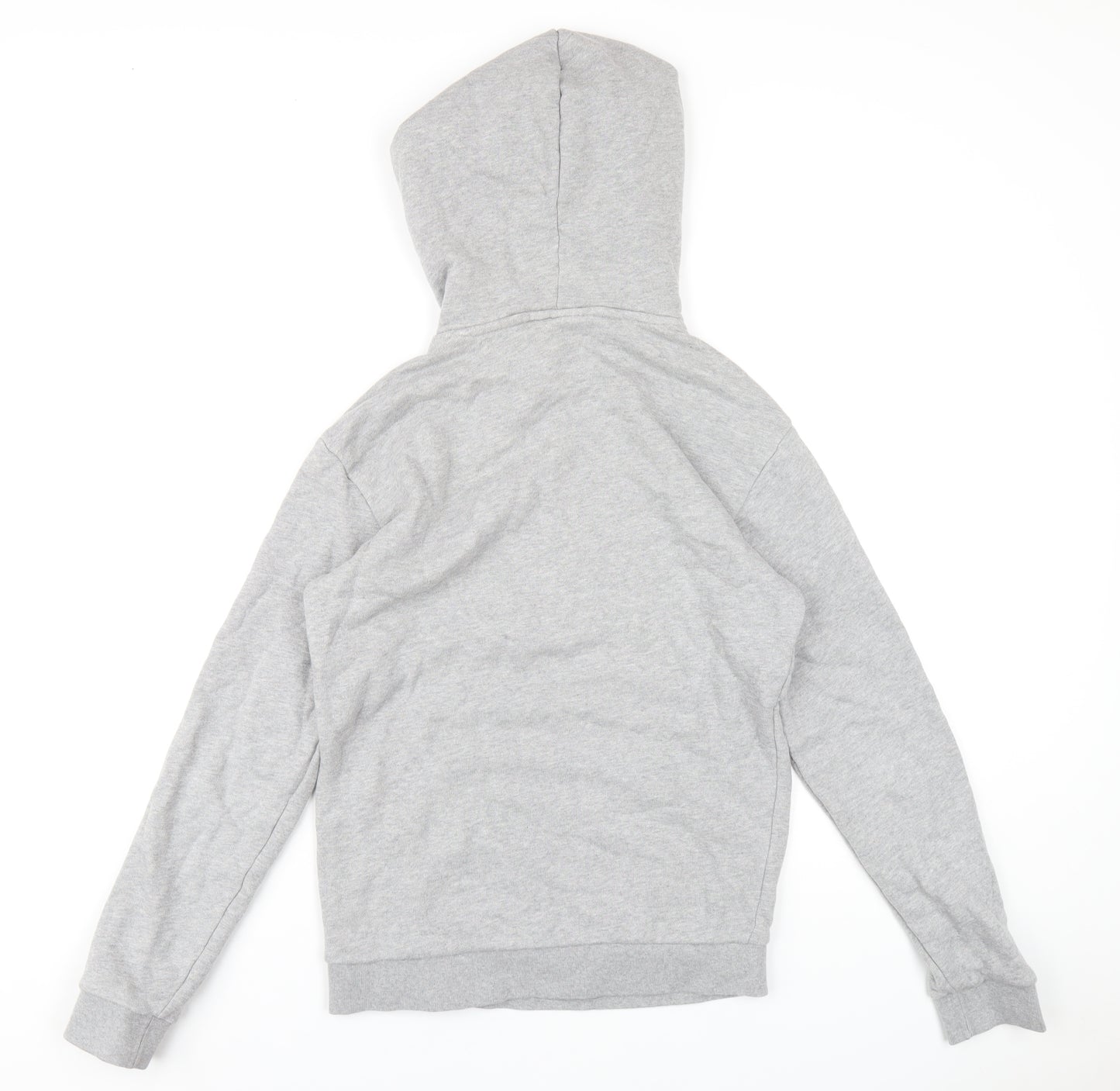 adidas Womens Grey Cotton Pullover Hoodie Size XS Pullover