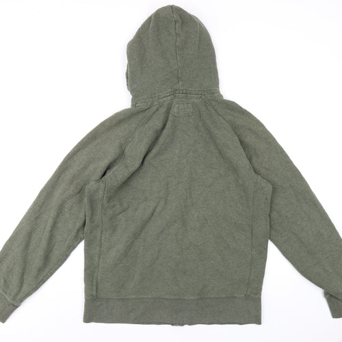 Gap Mens Green Cotton Full Zip Hoodie Size M