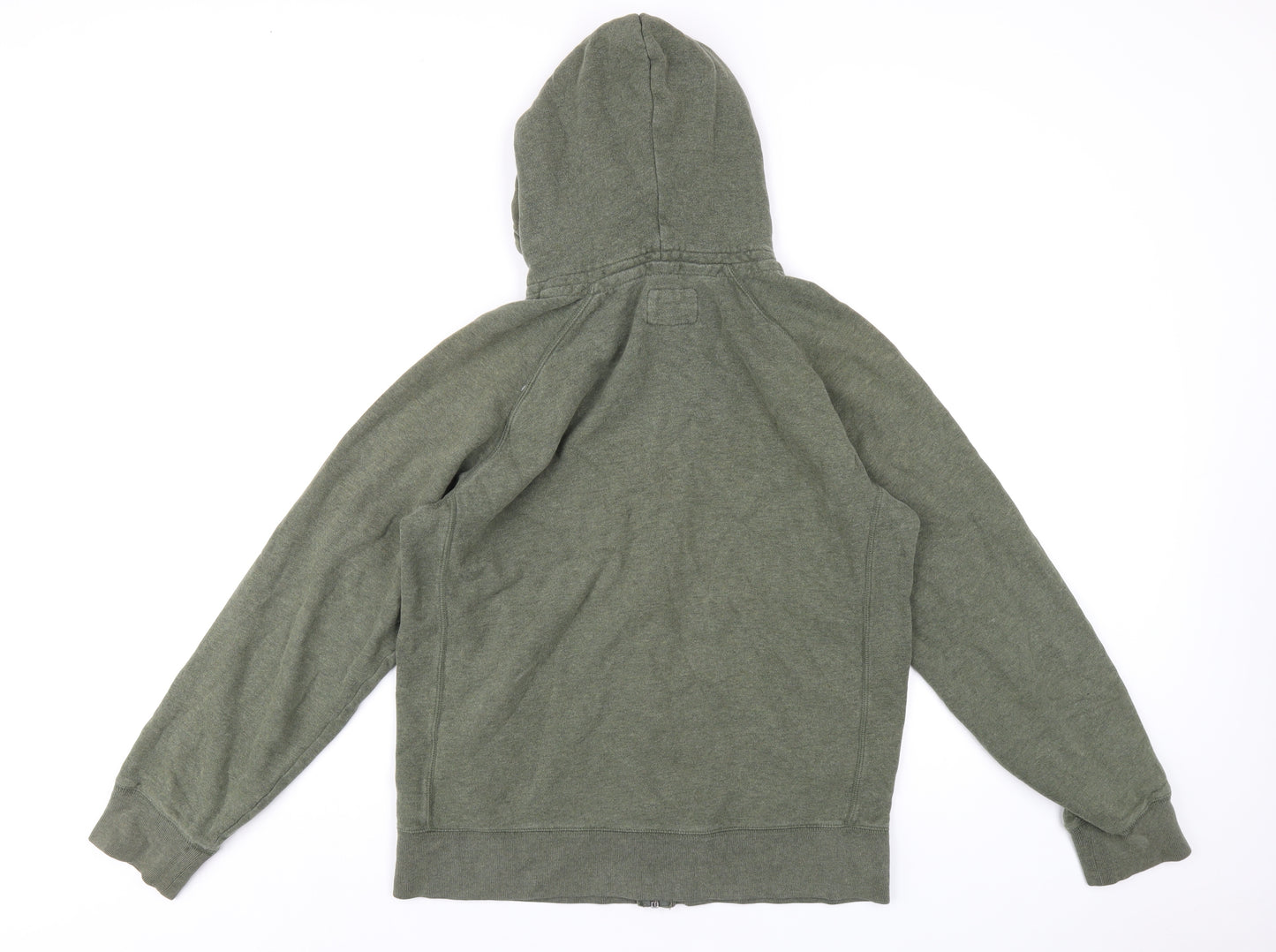 Gap Mens Green Cotton Full Zip Hoodie Size M