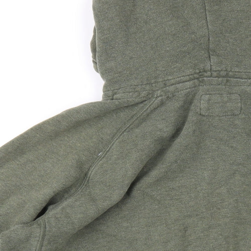 Gap Mens Green Cotton Full Zip Hoodie Size M