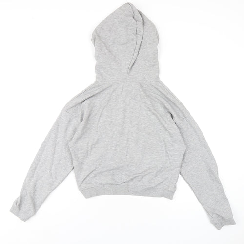 Brave Soul Womens Grey Cotton Pullover Hoodie Size S Pullover