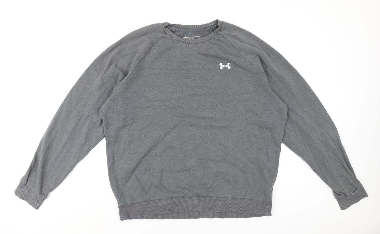 Under armour Mens Grey Cotton Pullover Sweatshirt Size XL