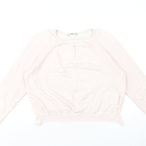 AllSaints Womens Pink Cotton Pullover Sweatshirt Size M Pullover