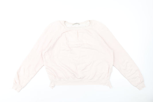 AllSaints Womens Pink Cotton Pullover Sweatshirt Size M Pullover